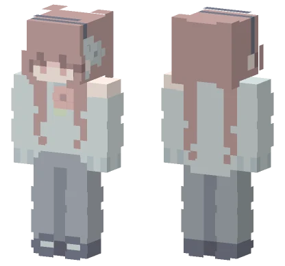 Winter End Sign Minecraft skin