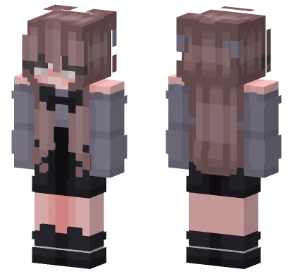 Winter Feeling Girl Minecraft skin