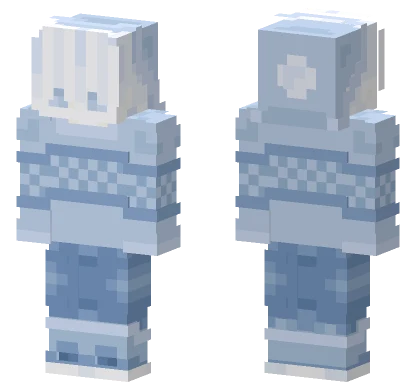 Winter Ghost Frozen Version Minecraft skin