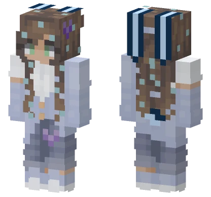 Winter Girl Minecraft skin
