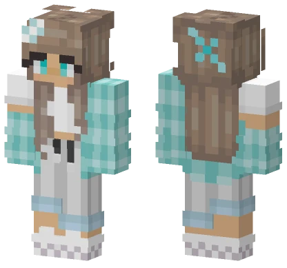 Winter Girl Minecraft skin