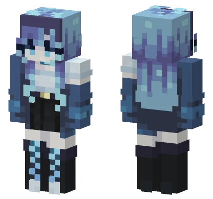 Winter Girl Minecraft skin