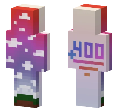 Winter Gradient Outfit Minecraft skin