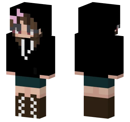 Winter Hoodie Girl Minecraft skin