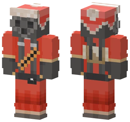 Winter Pyro Minecraft skin