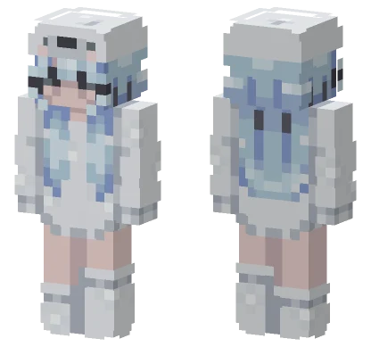 Winter Summer Wonderland Minecraft skin