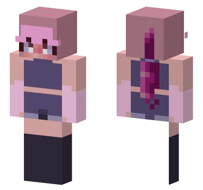 Wip7 Purple Girl Minecraft skin