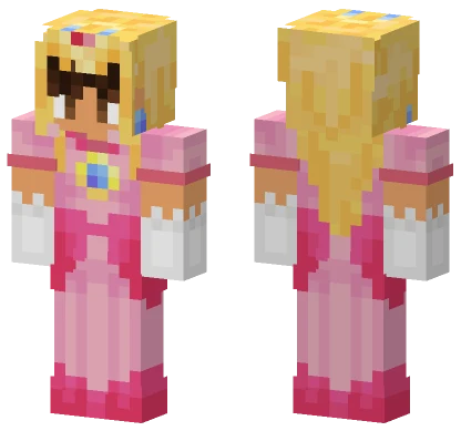 Wispy Peach Minecraft skin