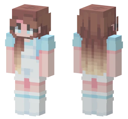 Wistful Clouds Sky Minecraft skin