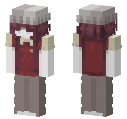 With Beannie Minecraft skin