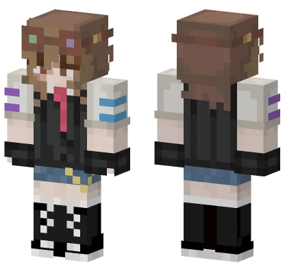 With Scar Minecraft skin