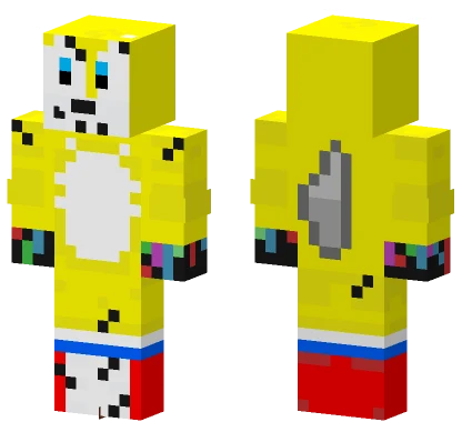 Withered Animatronic Tails Minecraft skin