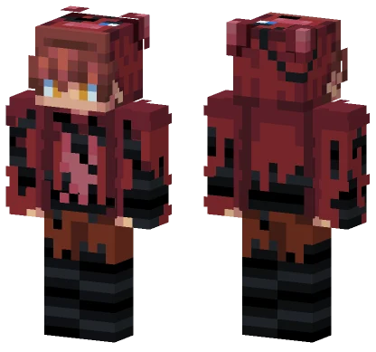 Withered Classic Foxy Human Minecraft skin