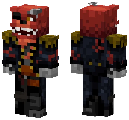 Withered Foxy Minecraft skin