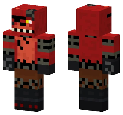 Withered Foxy Minecraft skin