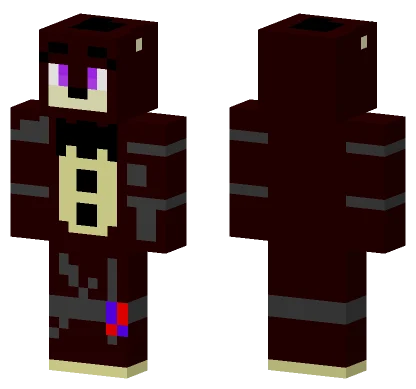 Withered Freddy Fazbear Minecraft skin