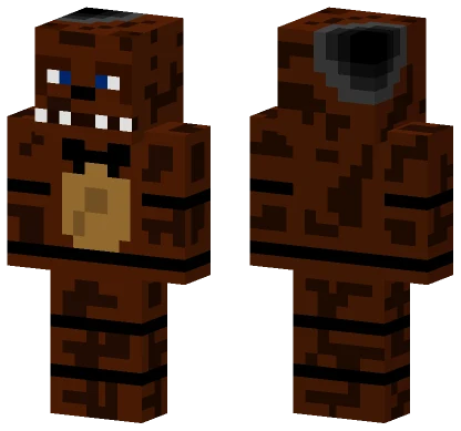 Withered Freddy FNAF 2 Minecraft skin