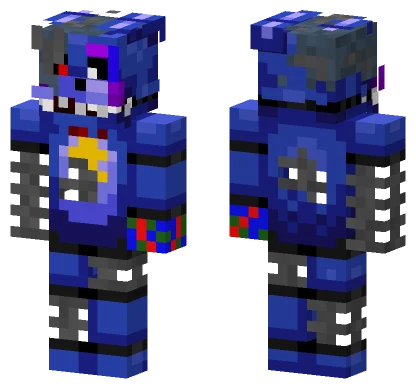 Withered Rock Star Bonnie Minecraft skin