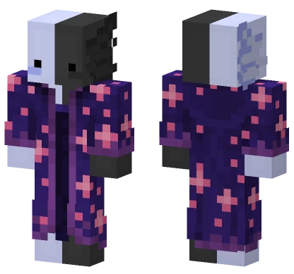 Wizard Axolotl Minecraft skin