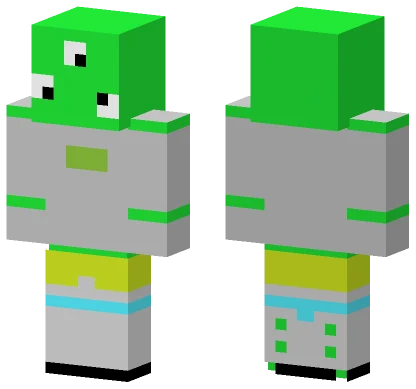 Wobbly Life Alien Minecraft skin