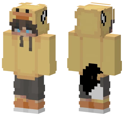 Wolf Boy Duck Onesie V2 Minecraft skin