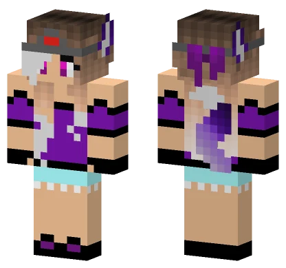 Wolf Girl 3 Minecraft skin