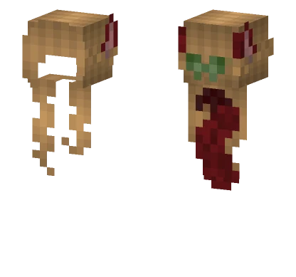 Wolf Girl Base Minecraft skin