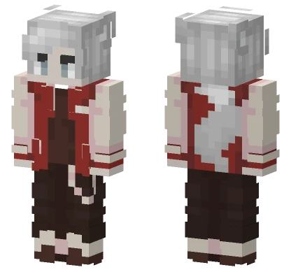 Wolf In School Uniform Minecraft skin