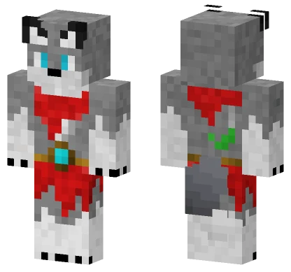 Wolf Warrior 2 Minecraft skin