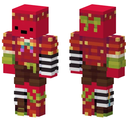 Wolfeei Red Team Biome Battle Minecraft skin