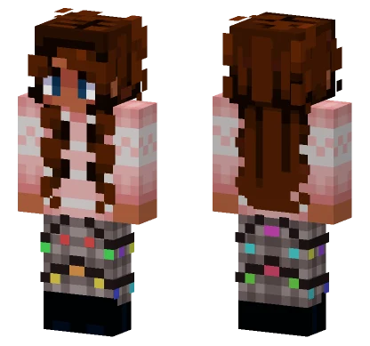 Wolfix Christmas Minecraft skin
