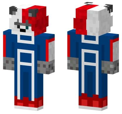 Wolfy Disguised As Todoroki Minecraft skin