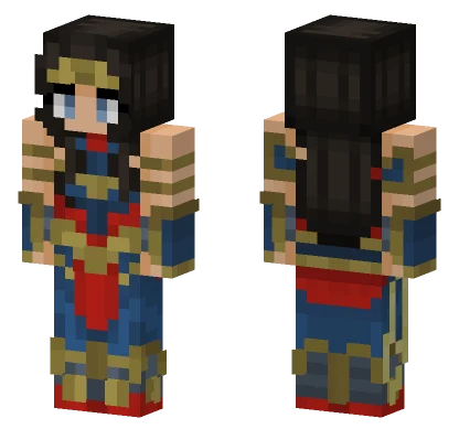 Wonder Woman Injustice 2 Minecraft skin