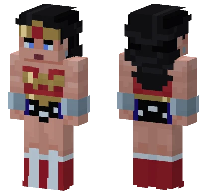 Wonder Woman JLU Minecraft skin