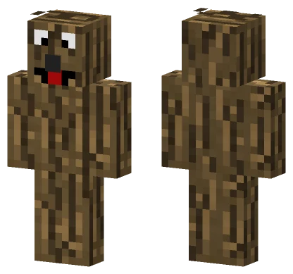 Wooden Corgi Minecraft skin