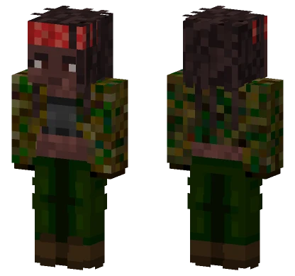 Brown Survivor Outfit Minecraft skin