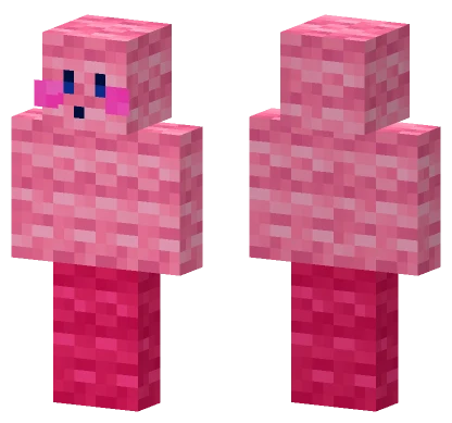 Woolly Kirby Minecraft skin