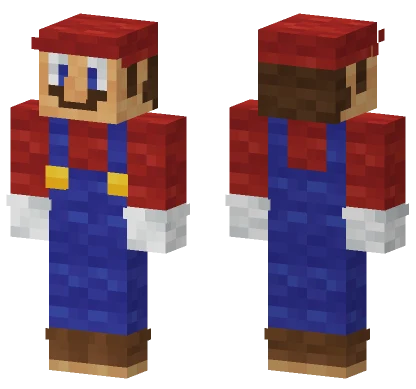 Woolly Mario Minecraft skin