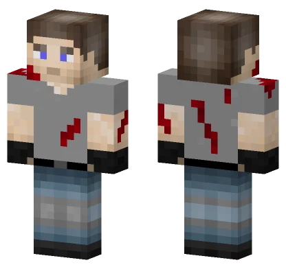 Wounded Survivor Minecraft skin
