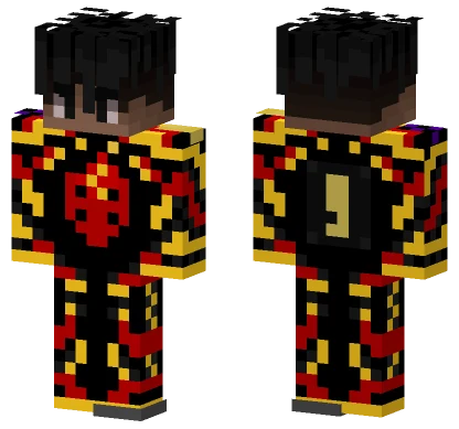 Wts Nr9 Red And Yellow Minecraft skin