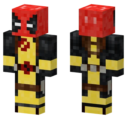 X Men Deadpool V2 Minecraft skin