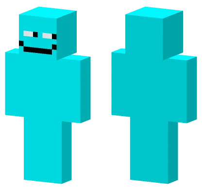Xaviro Blue Blob Minecraft skin