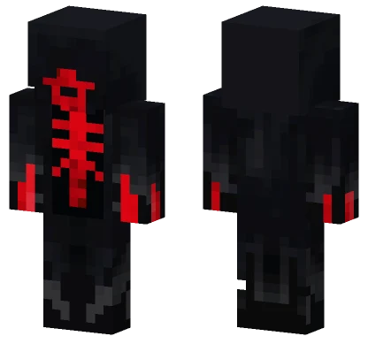 Xbox 360 Grim Reaper Red Minecraft skin
