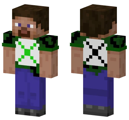 Xbox Steve Minecraft skin
