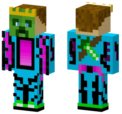 Xcreeper With Crown Minecraft skin