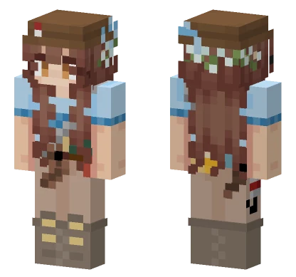 Xkatia Fisherwoman Minecraft skin