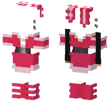 Xmas Bunnie Qt Base Minecraft skin