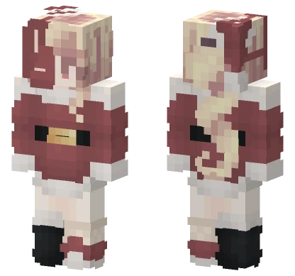 Xmas Bunny Girl Minecraft skin