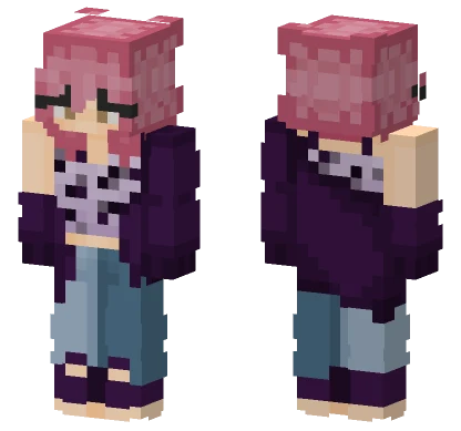 Y2K Nihachu Minecraft skin