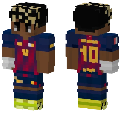 Yamal Ucl Minecraft skin